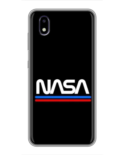 Чехол для ZTE Blade A3 (2020) с картинкой «NASA — классика Red Blue»