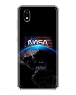 Чехол для ZTE Blade A3 (2020) с картинкой «Земля из космоса NASA»