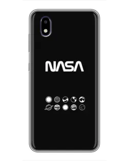 Чехол для ZTE Blade A3 (2020) с картинкой «NASA — технический принт»