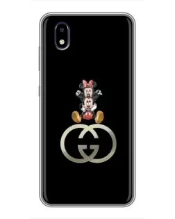 Чехол для ZTE Blade A3 (2020) с картинкой «Минни Маус на лого»