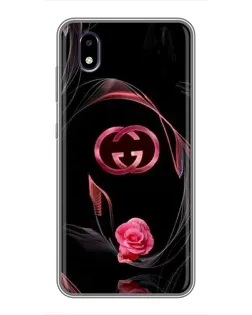 Чехол для ZTE Blade A3 (2020) с картинкой «Gucci — неоновая роза»