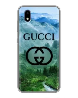 Чехол для ZTE Blade A3 (2020) с картинкой «Gucci — горный пейзаж»