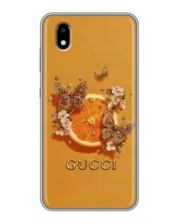 Чохол для ZTE Blade A3 (2020) з картинкою «Gucci — золоті метелики»