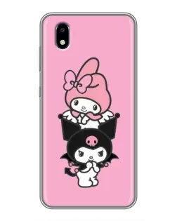 Чехол для ZTE Blade A3 (2020) с картинкой «My Melody и Kuromi»