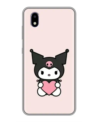 Чехол для ZTE Blade A3 (2020) с картинкой «Kuromi и сердце»