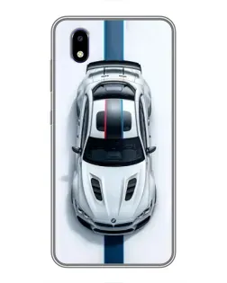 Чехол для ZTE Blade A3 (2020) с картинкой «Вид сверху — BMW M»
