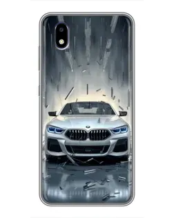 Чехол для ZTE Blade A3 (2020) с картинкой «BMW в свете фар»
