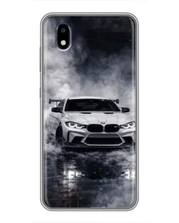 Чехол для ZTE Blade A3 (2020) с картинкой «BMW сквозь туман»