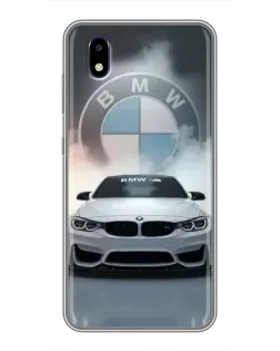 Чехол для ZTE Blade A3 (2020) с картинкой «BMW в белом дыму» Чехол для ZTE Blade A3 (2020) с картинкой «BMW в белом дыму»