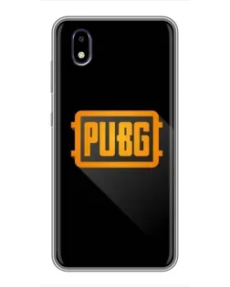 Чехол для ZTE Blade A3 (2020) с картинкой «PUBG — рамка лого»
