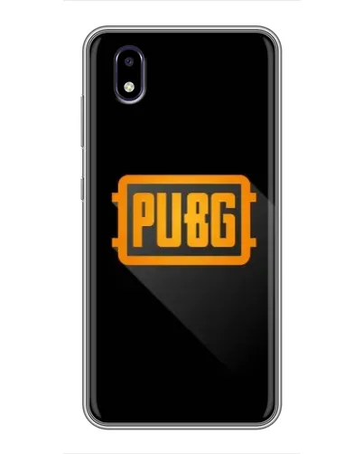 Чехол для ZTE Blade A3 (2020) с картинкой «PUBG — рамка лого»