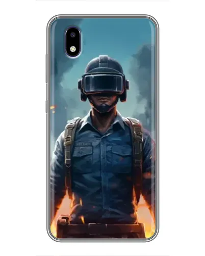 Чехол для ZTE Blade A3 (2020) с картинкой «PUBG — реалистичный герой»