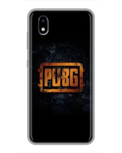 Чехол для ZTE Blade A3 (2020) с картинкой «PUBG — золотой логотип»