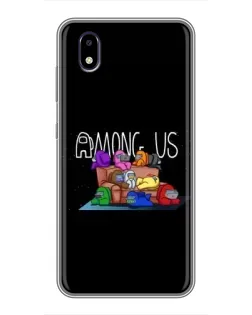Чехол для ZTE Blade A3 (2020) с картинкой «Логотип Among Us»