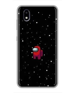 Чехол для ZTE Blade A3 (2020) с картинкой «Красный Among Us»