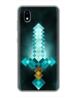 Чехол для ZTE Blade A3 (2020) с картинкой «Алмазный меч неон»
