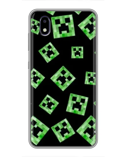 Чехол для ZTE Blade A3 (2020) с картинкой «Паттерн с криперами» Чехол для ZTE Blade A3 (2020) с картинкой «Паттерн с криперами»