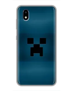 Чехол для ZTE Blade A3 (2020) с картинкой «Крипер текстура»