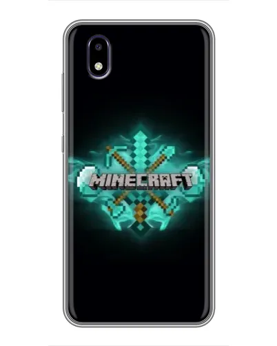 Чехол для ZTE Blade A3 (2020) с картинкой «Minecraft Diamond лого» Чехол для ZTE Blade A3 (2020) с картинкой «Minecraft Diamond лого»