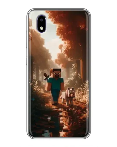 Чехол для ZTE Blade A3 (2020) с картинкой «Стив в лесу» Чехол для ZTE Blade A3 (2020) с картинкой «Стив в лесу»