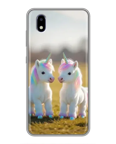 Чехол для ZTE Blade A3 (2020) с картинкой «Пара единорогов» Чехол для ZTE Blade A3 (2020) с картинкой «Пара единорогов»