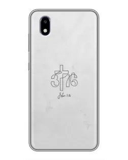 Чехол для ZTE Blade A3 (2020) с картинкой «Иоанна 3:16 Крест» Чехол для ZTE Blade A3 (2020) с картинкой «Иоанна 3:16 Крест»
