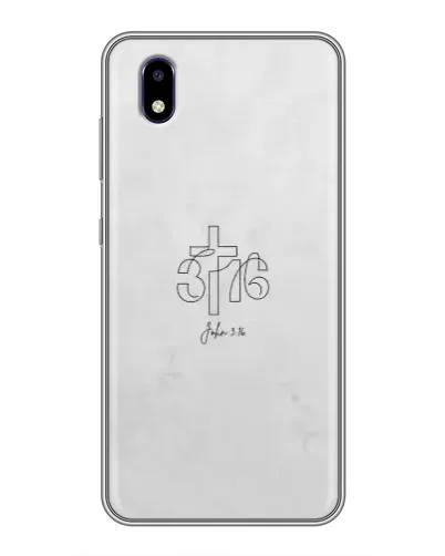 Чехол для ZTE Blade A3 (2020) с картинкой «Иоанна 3:16 Крест»