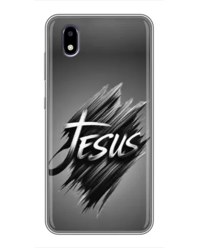 Чехол для ZTE Blade A3 (2020) с картинкой «Надпись Jesus Graffiti»