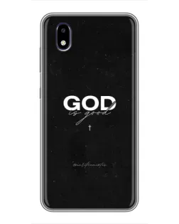Чехол для ZTE Blade A3 (2020) с картинкой «GOD — Бог над всем»