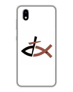 Чехол для ZTE Blade A3 (2020) с картинкой «Рыба и крест»