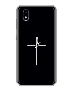 Чехол для ZTE Blade A3 (2020) с картинкой «Тонкий крест»