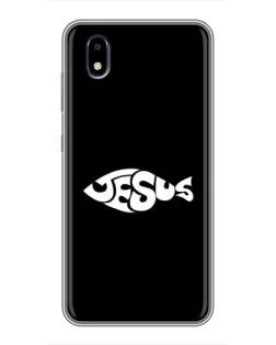 Чехол для ZTE Blade A3 (2020) с картинкой «Рыба Jesus»