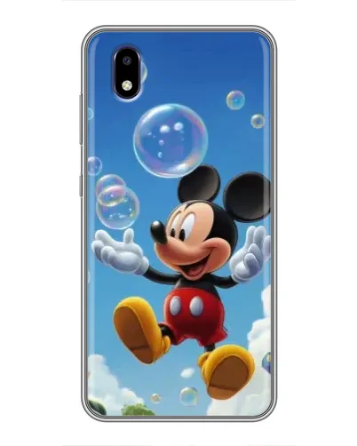 Чехол для ZTE Blade A3 (2020) с картинкой «Mickey и мыльные пузыри»