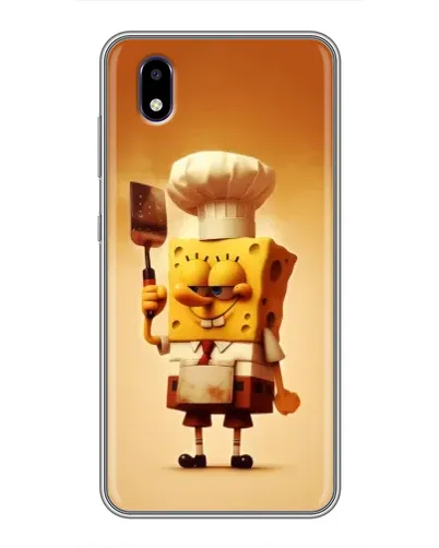 Чехол для ZTE Blade A3 (2020) с картинкой «Губка Боб повар»