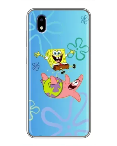 Чехол для ZTE Blade A3 (2020) с картинкой «Спанч Боб и Патрик»