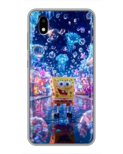 Чехол для ZTE Blade A3 (2020) с картинкой «Неоновый океан»