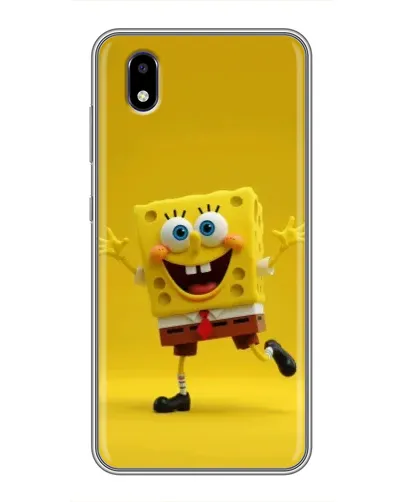 Чехол для ZTE Blade A3 (2020) с картинкой «Позитивный Губка Боб»