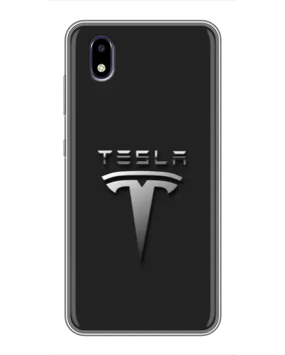 Чехол для ZTE Blade A3 (2020) с картинкой «Стальной логотип Tesla» Чехол для ZTE Blade A3 (2020) с картинкой «Стальной логотип Tesla»