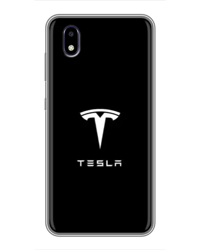 Чехол для ZTE Blade A3 (2020) с картинкой «Tesla White Logo» Чехол для ZTE Blade A3 (2020) с картинкой «Tesla White Logo»