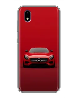 Чехол для ZTE Blade A3 (2020) с картинкой «Красный Mercedes AMG»