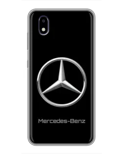 Чехол для ZTE Blade A3 (2020) с картинкой «Mercedes Silver Logo»