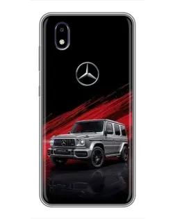Чехол для ZTE Blade A3 (2020) с картинкой «Mercedes G-Class красный»