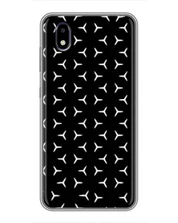 Чехол для ZTE Blade A3 (2020) с картинкой «Mercedes паттерн звезд»