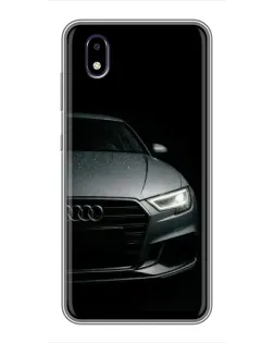 Чехол для ZTE Blade A3 (2020) с картинкой «Audi — детализация кузова»