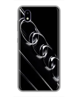 Чехол для ZTE Blade A3 (2020) с картинкой «Audi — абстрактные кольца»