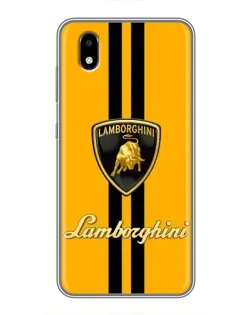 Чехол для ZTE Blade A3 (2020) с картинкой «Lamborghini Stripe желтый»