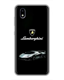 Чехол для ZTE Blade A3 (2020) с картинкой «Логотип Lamborghini классика»