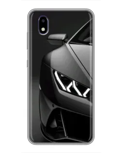 Чехол для ZTE Blade A3 (2020) с картинкой «Lamborghini фары детализация»