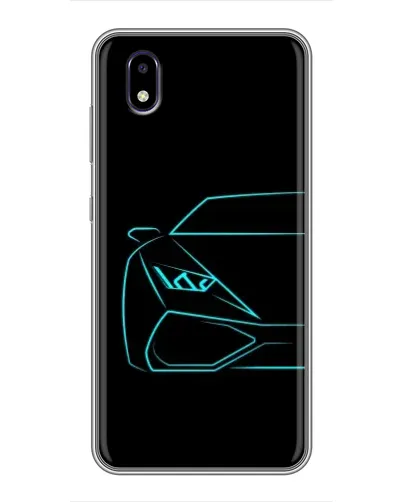 Чехол для ZTE Blade A3 (2020) с картинкой «Голубой силуэт Lamborghini» Чехол для ZTE Blade A3 (2020) с картинкой «Голубой силуэт Lamborghini»