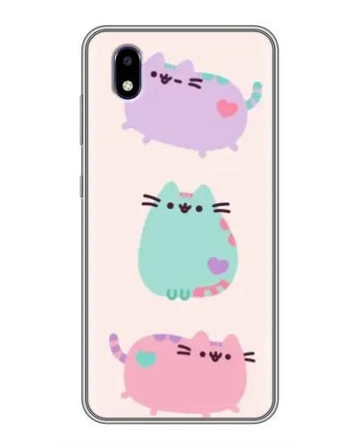 Чехол для ZTE Blade A3 (2020) с картинкой «Pusheen трио» Чехол для ZTE Blade A3 (2020) с картинкой «Pusheen трио»